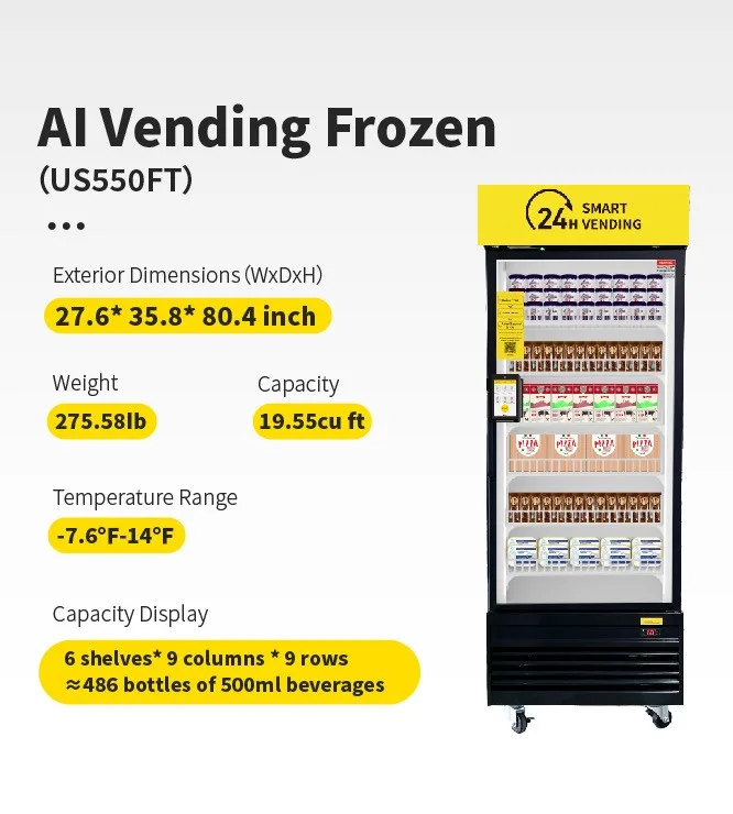 AI smart vending freezer