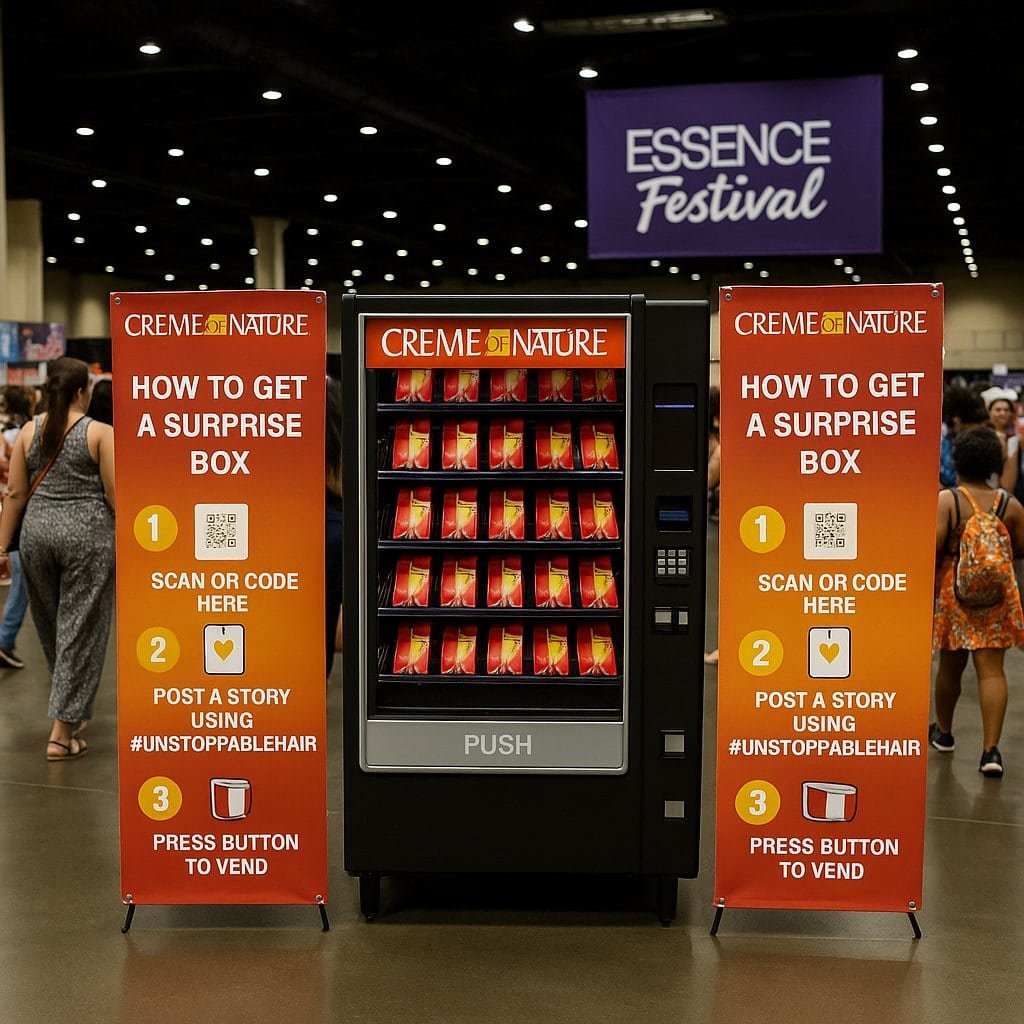 Custom branded vending machine