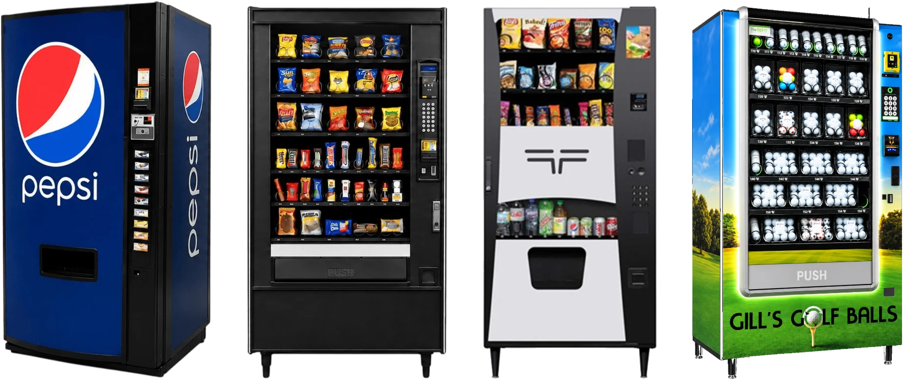 Drink, snack, combo and custom-branded vending machines from Louisiana Vending