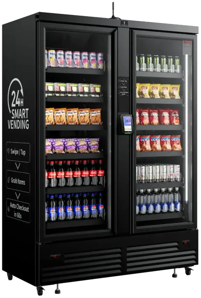 HAHA 1200 Ultra Dual Temp AI smart cooler, double door