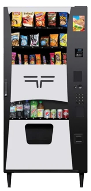 Combo drink and snack vending machine, sold by Louisiana Vending